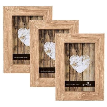 Foto: 3x1 Goldbuch Dream natur   10x15 Holz MDF Portraitrahmen   920562