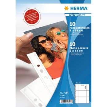 Foto: Herma fotophan  9x13 quer 10 Blatt                    7584