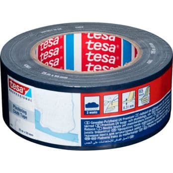 Foto: Tesa Putzband Gewebe 25m x 31mm blau 04363